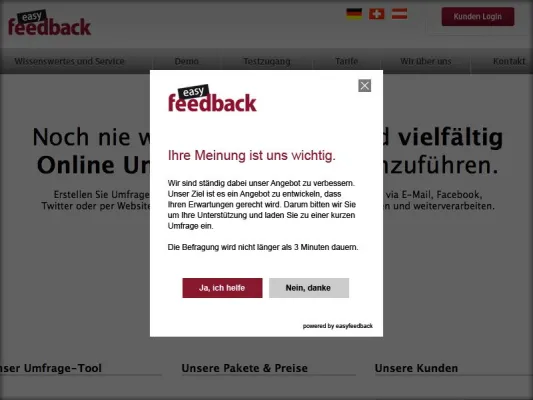 Bild: Websitebefragung mit maximaler User-Eperience