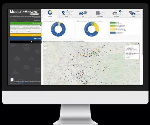 Bild: Mobilität in Städten und Regionen: Mit "MobilityAnalyst" Zukunft nachhaltig gestalten