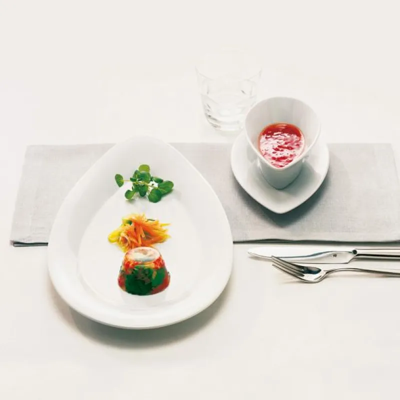 Speisen gekonnt inszenieren auf Porzellan aus der Kollektion Avantgarde von Tafelstern