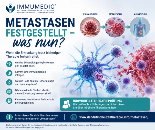Bild: Metastasen festgestellt: Welche Möglichkeiten gibt es, wenn die Krebstherapie nicht mehr ausreichend wirkt?