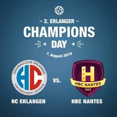 Bild: HC Erlangen begrüßt HBC Nantes zum 2. Erlanger Champions Day