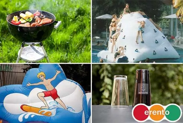 Bild: Sommer, Sonne, Schneeballschlacht
