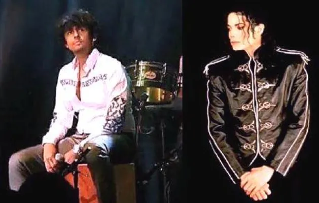 Bild: Sonu Niigaam und Michael Jackson - Ein indischer Superstar gedenkt seines Idols