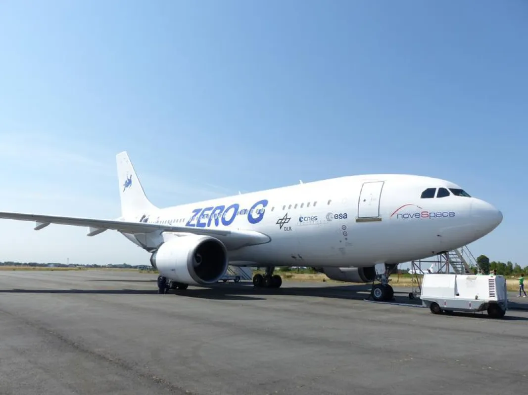 Der ehemalige Kanzler-Airbus „Konrad Adenauer” A310-304 VIP ist das europaweit einzigartige Parabelflugzeug. (Foto: DSHS, Presse und Kommunikation)