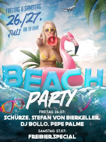 Bild: Die abgefahrenste Beach-Party Ende Juli im Süden Deutschlands