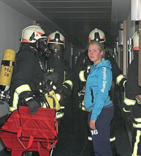 Erfolgreiche Brandschutzübung in der HELIOS Ostseeklinik Damp Bild: Erfolgreiche Brandschutzübung in der HELIOS Ostseeklinik Damp