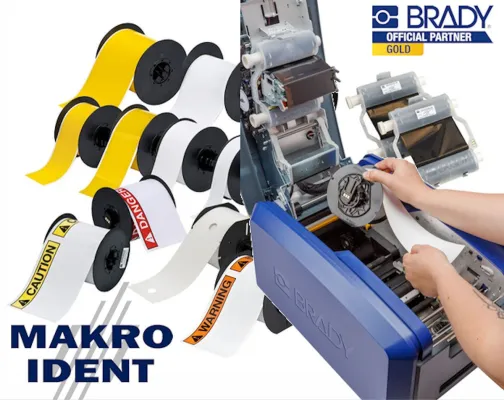 Brady S3700, BBP35 und BBP37 Etiketten für die Sicherheits- und Gebäudekennzeichnung Bild: Brady S3700, BBP35 und BBP37 Etiketten für die Sicherheits- und Gebäudekennzeichnung