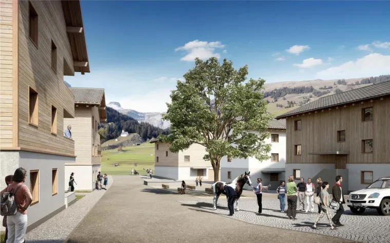 Bild: Brigels/Schweiz: Neues Resort Pradas mit 500 warmen Betten