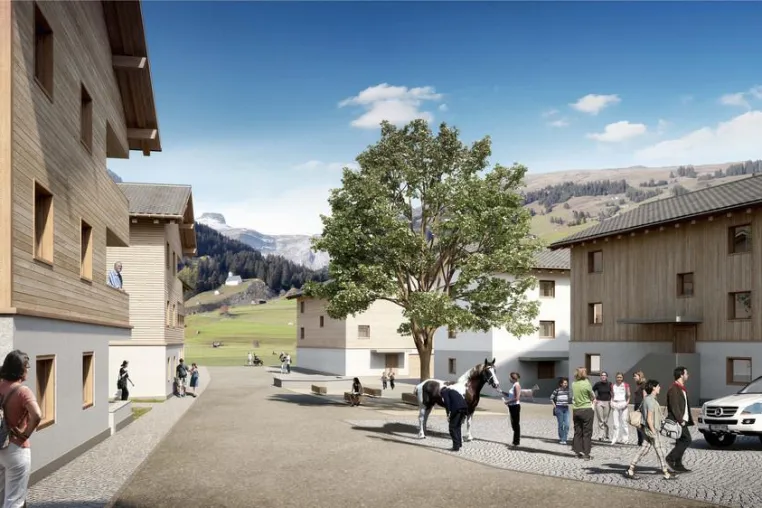Bild: Brigels/Schweiz: Neues Resort Pradas mit 500 warmen Betten
