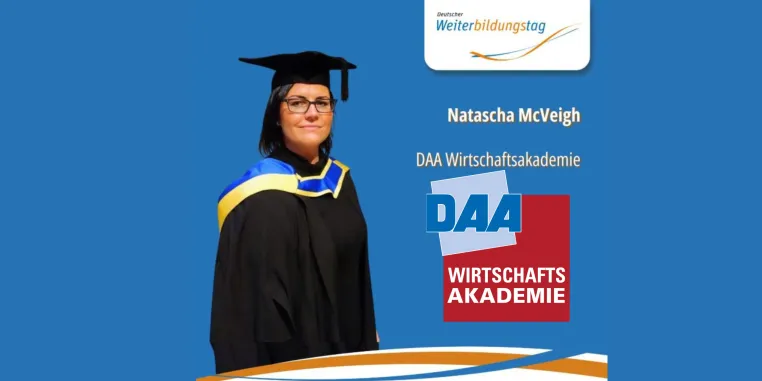 DAA Wirtschaftsakademie stellt Preisträgerin beim 10. Deutschen Weiterbildungstag Bild: DAA Wirtschaftsakademie stellt Preisträgerin beim 10. Deutschen Weiterbildungstag