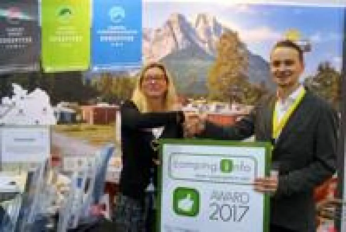 Erneut „camping.info Award“ für Camping Resort Zugspitze.