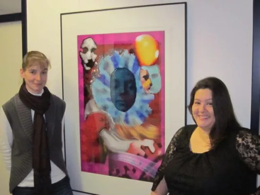 Bild: Vernissage der Künstlerin Shea Forest im Office Center Ost