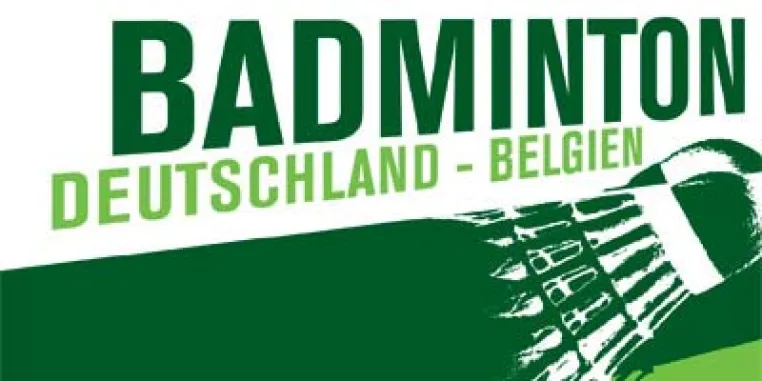 Bild: Einladung zum Badminton Länderspiel Deutschland – Belgien