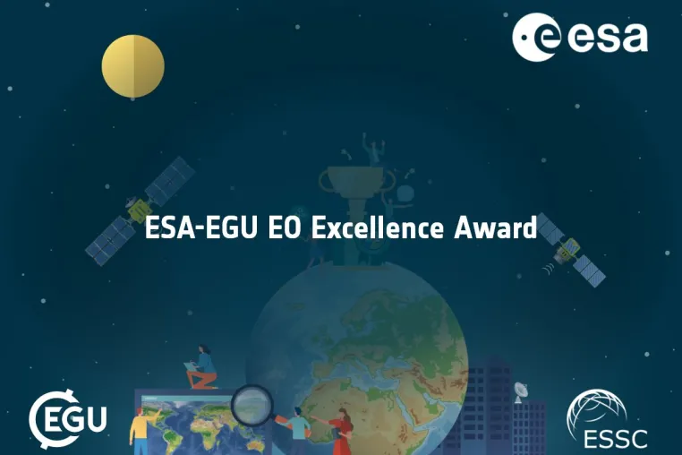 ESA–EGU Earth Observation Excellence Award Bild: ESA–EGU Earth Observation Excellence Award