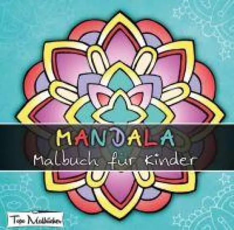 Bild: Mandala Malbuch für Kinder ab 4 Jahren - 25 Motive zum kreativen Ausmalen