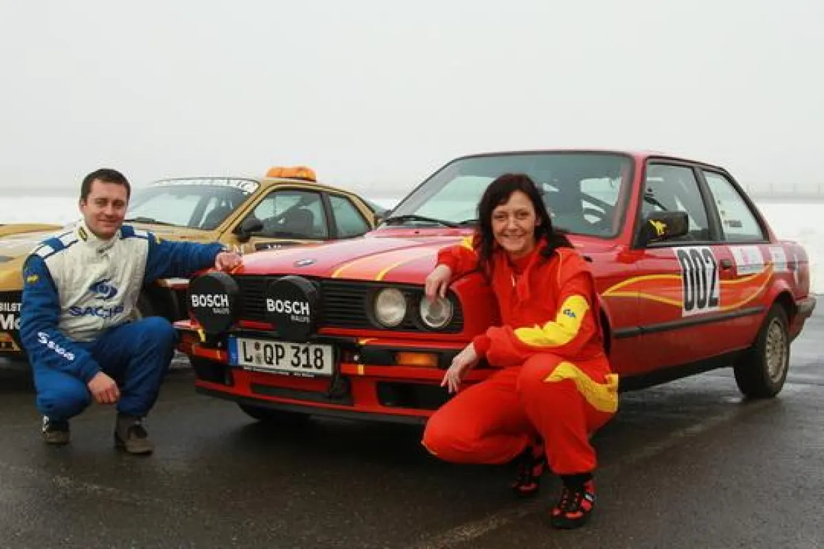 Beatrix Szabó und Copilot Ingo Müller bei der Taunus-Rallye 2010 (Foto: D. Neidel)