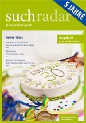 Bild: Fünf Jahre suchradar: Online-Shops erhalten in der Jubiläumsausgabe Praxis-Tipps und Trends aufgezeigt
