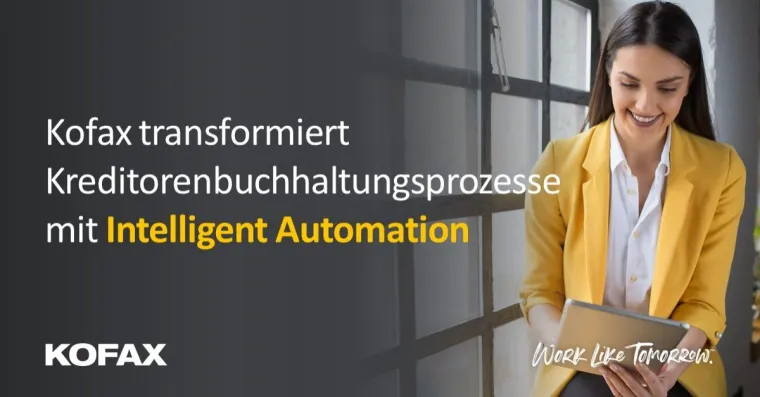 Bild: Kofax optimiert Kreditorenbuchhaltungsworkflows mit Intelligent Automation