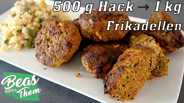 Bild: Krefelder YouTuber zeigt Spar-Rezept: Aus 500 Gramm Hackfleisch wird ein ganzes Kilo Frikadellen