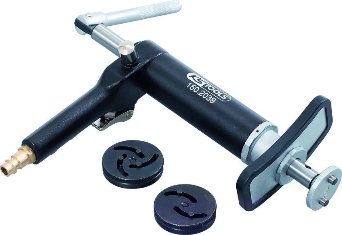 Das neue Werkzeug ermöglicht es, Bremskolben leicht und stufenlos zurückzustellen. Foto: KS Tools