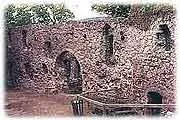 Bild: „Burg in Flammen“