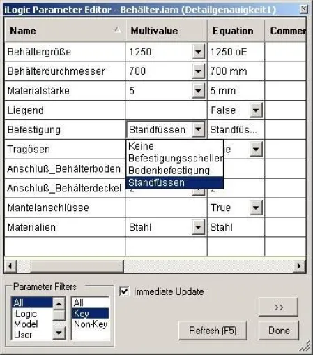CAD-praxis unterstützt iLogic für Autodesk Inventor Bild: CAD-praxis unterstützt iLogic für Autodesk Inventor