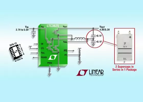 Linear Technology: Spannungsreferenz im SOT23-Gehäuse mit nur 10ppm/°C Drift und nur 1,6ppm Rauschen Bild: Linear Technology: Spannungsreferenz im SOT23-Gehäuse mit nur 10ppm/°C Drift und nur 1,6ppm Rauschen