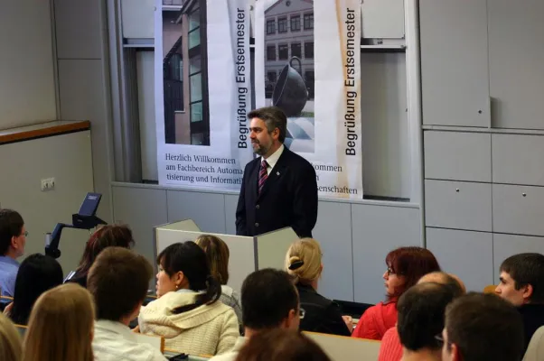 Bild: Studienauftakt für Erstsemester-Studierende an der Hochschule Harz - Start ins Sommersemester 2007