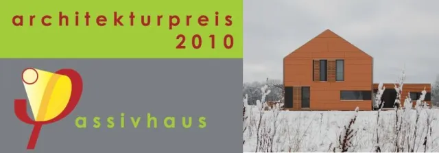 Bild: passivhaus-eco ® ausgezeichnet mit einem Anerkennungspreis beim "Architekturpreis 2010 Passivhaus"