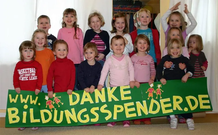 Bild: Mit dem Einkauf helfen: Bildungsspender spendet 91.114 Euro