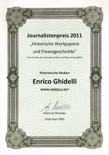 Bild: Journalistenpreis “Historische Wertpapiere und Finanzgeschichte“ vergeben