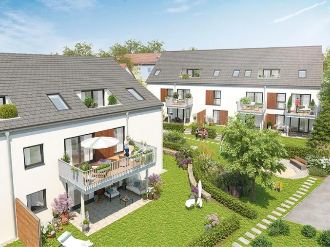 Bild: Das SonnenDuett: PROJECT startet Verkauf für erstes Bauvorhaben im Süden Erlangens