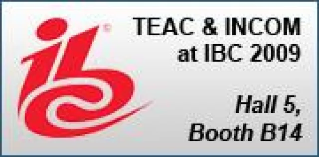 TEAC & INCOM - Professionelle Duplikations- und Speichertechnologien auf der IBC 2009 Bild: TEAC & INCOM - Professionelle Duplikations- und Speichertechnologien auf der IBC 2009