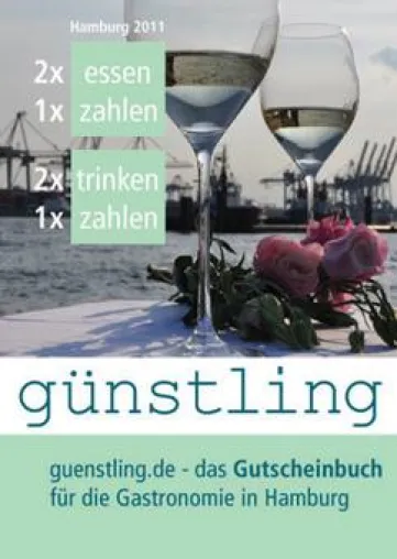 günstling – Gutscheinbuch für die Gastronomie in Hamburg 2011 Bild: günstling – Gutscheinbuch für die Gastronomie in Hamburg 2011