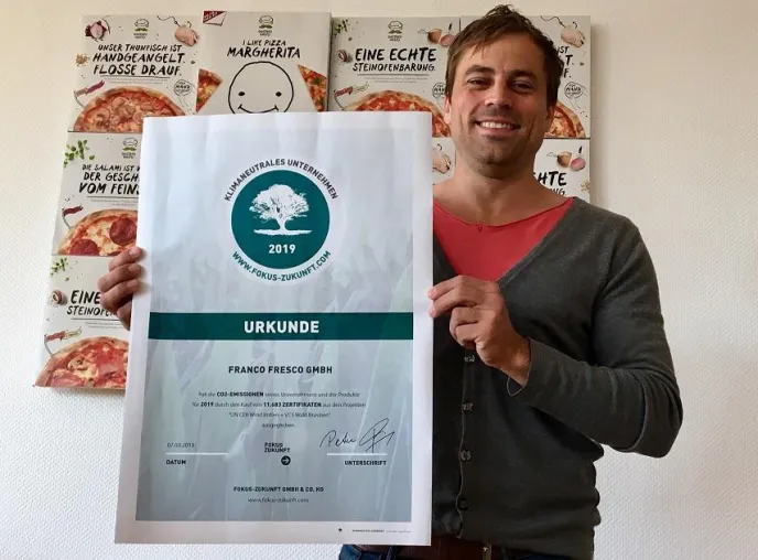Bild: Gustavo Gusto: Deutschlands erste klimaneutrale Tiefkühlpizza