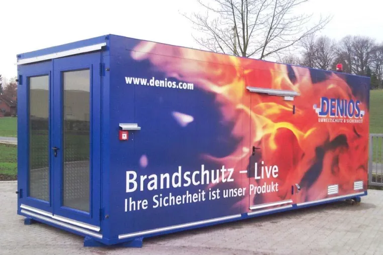 Bild: Brandsimulationsanlage – neu bei DENIOS