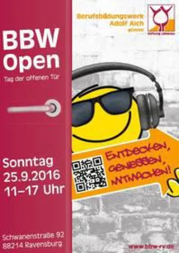 BBW Open 2016 - Tag der offenen Tür am 25. September Bild: BBW Open 2016 - Tag der offenen Tür am 25. September