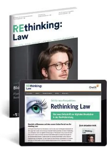 Bild: Rethinking Law: Das neue Fachmedium zur digitalen Revolution.