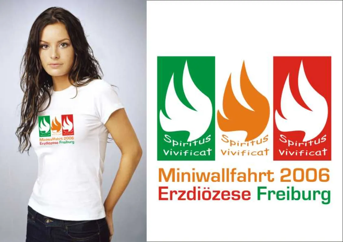 Ein T-Shirt mit Logo zur Ministrantenwallfahrt nach Rom 2006