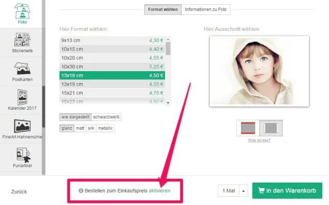 Pictrs-Fotografen ordern im eigenen Shop zum Selbstkostenpreis Bild: Pictrs-Fotografen ordern im eigenen Shop zum Selbstkostenpreis