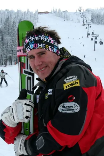 Im Blindflug zu Silber - Flühr belegt 2. Platz im Riesenslalom bei den internationalen Meisterschaften am Arber Bild: Im Blindflug zu Silber - Flühr belegt 2. Platz im Riesenslalom bei den internationalen Meisterschaften am Arber