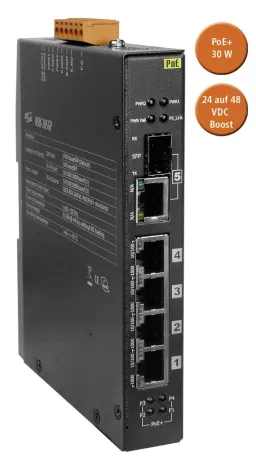 Bild: Neuer PoE+-Switch für Gigabit-Ethernet von Spectra