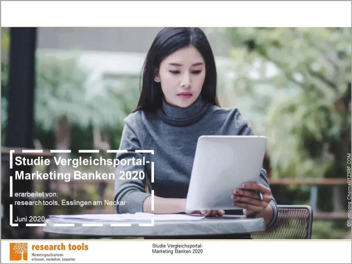 Studie Vergleichsportal-Marketing Banken 2020