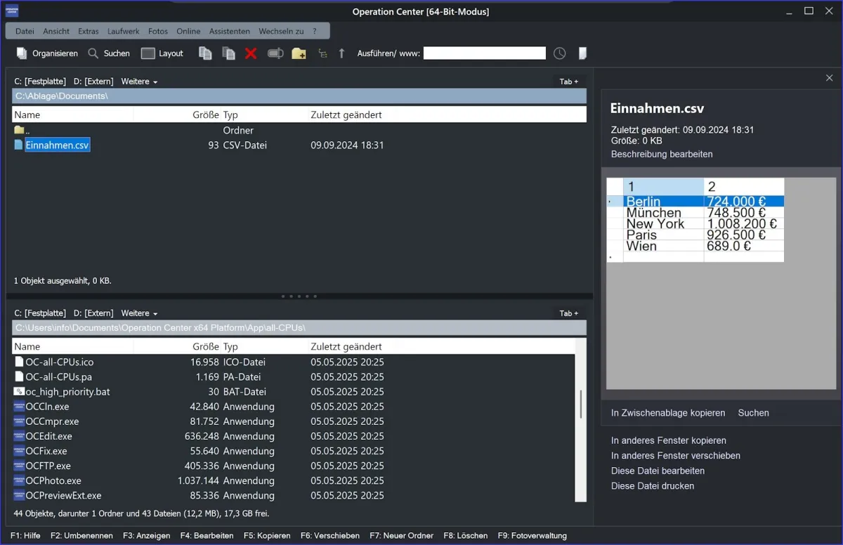 Operation Center 2025 Premium (© 2025 JMMG Communications)