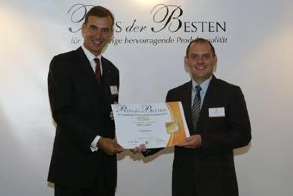 DLG-Präsident Carl-Albrecht Bartmer (links), Udo Dietlin, Geschäftsführer IBIS GmbH