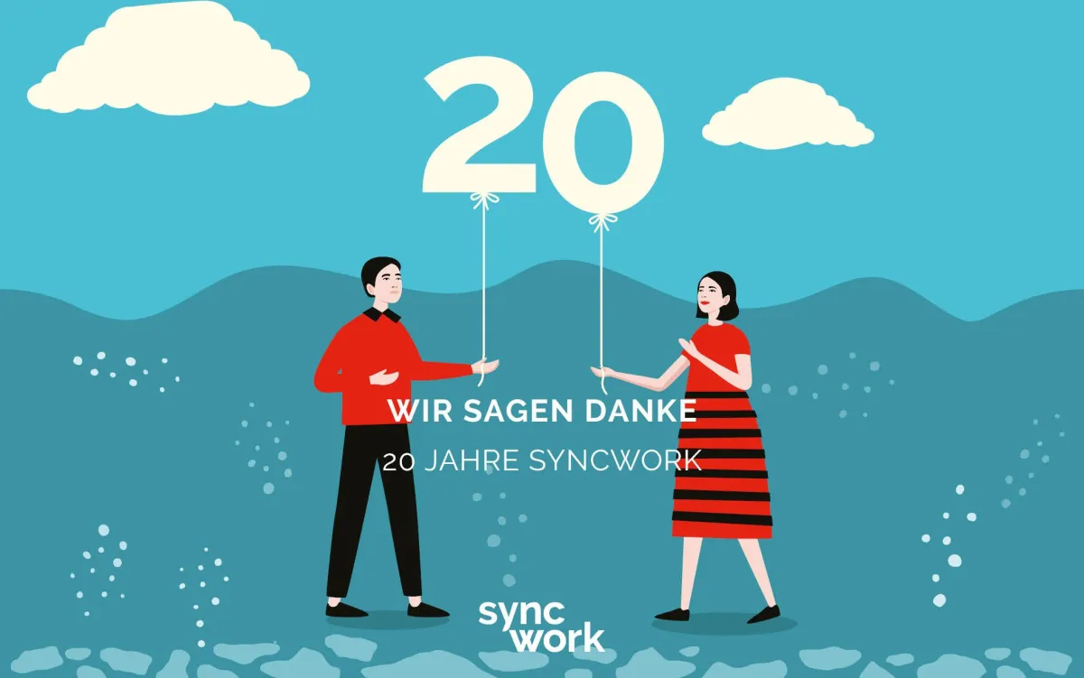2021 feiert die Syncwork AG ihr 20-jähriges Jubiläum.