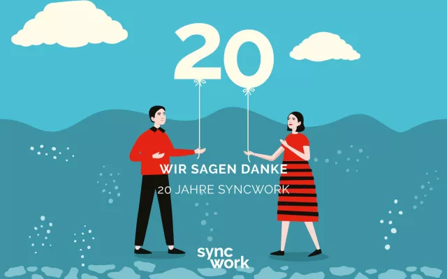 Syncwork feiert 20-jähriges Jubiläum Bild: Syncwork feiert 20-jähriges Jubiläum