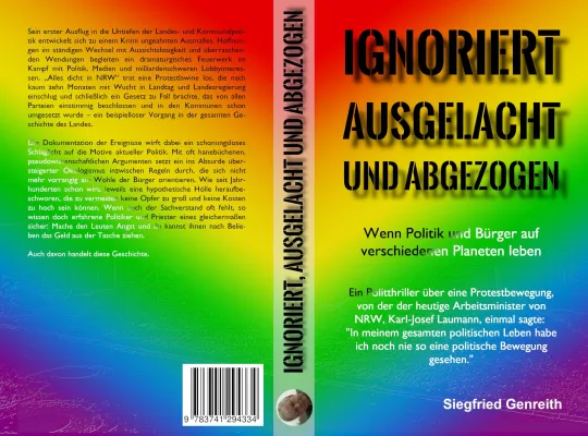 Bild: Buchneuerscheinung: “Ignoriert, ausgelacht und abgezogen“ – ein Politthriller