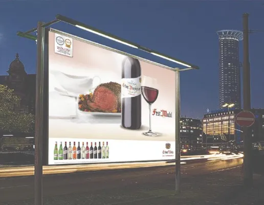Bild: Erben Wein – Der Festtagswein: Bundesweite Großflächenplakatierung zu Weihnachten