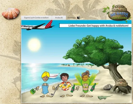 Bild: One Happy Lach-Combo - Aruba startet virale & Social Media Kampagne